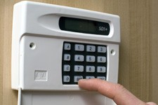 Burglar alarm installation